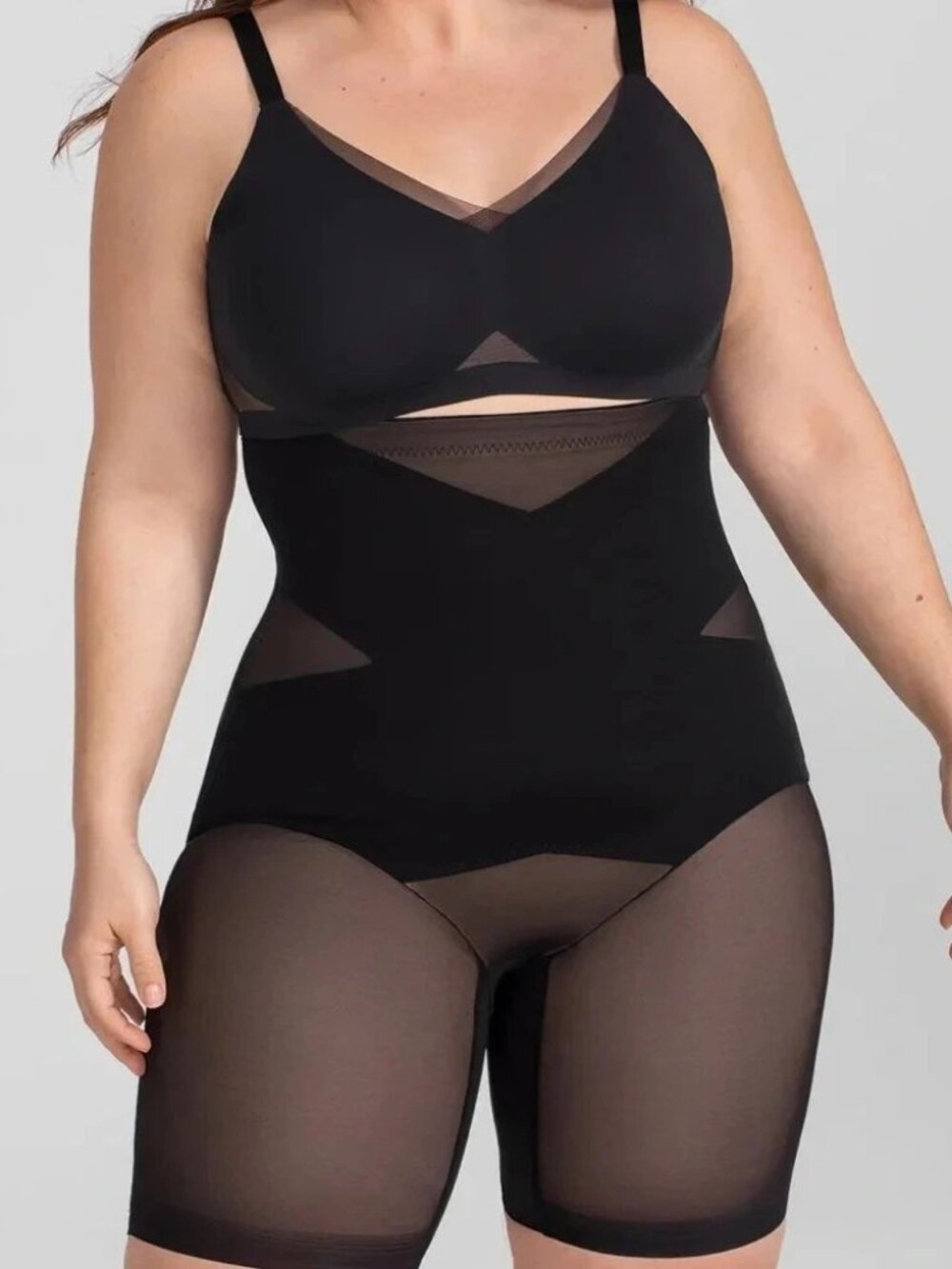 NWOT Honeylove Superpower Girl Short Shapewear Black Size S